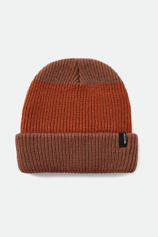 Polar Chunky Beanie - Light Brown/Caramel sold by Brixton