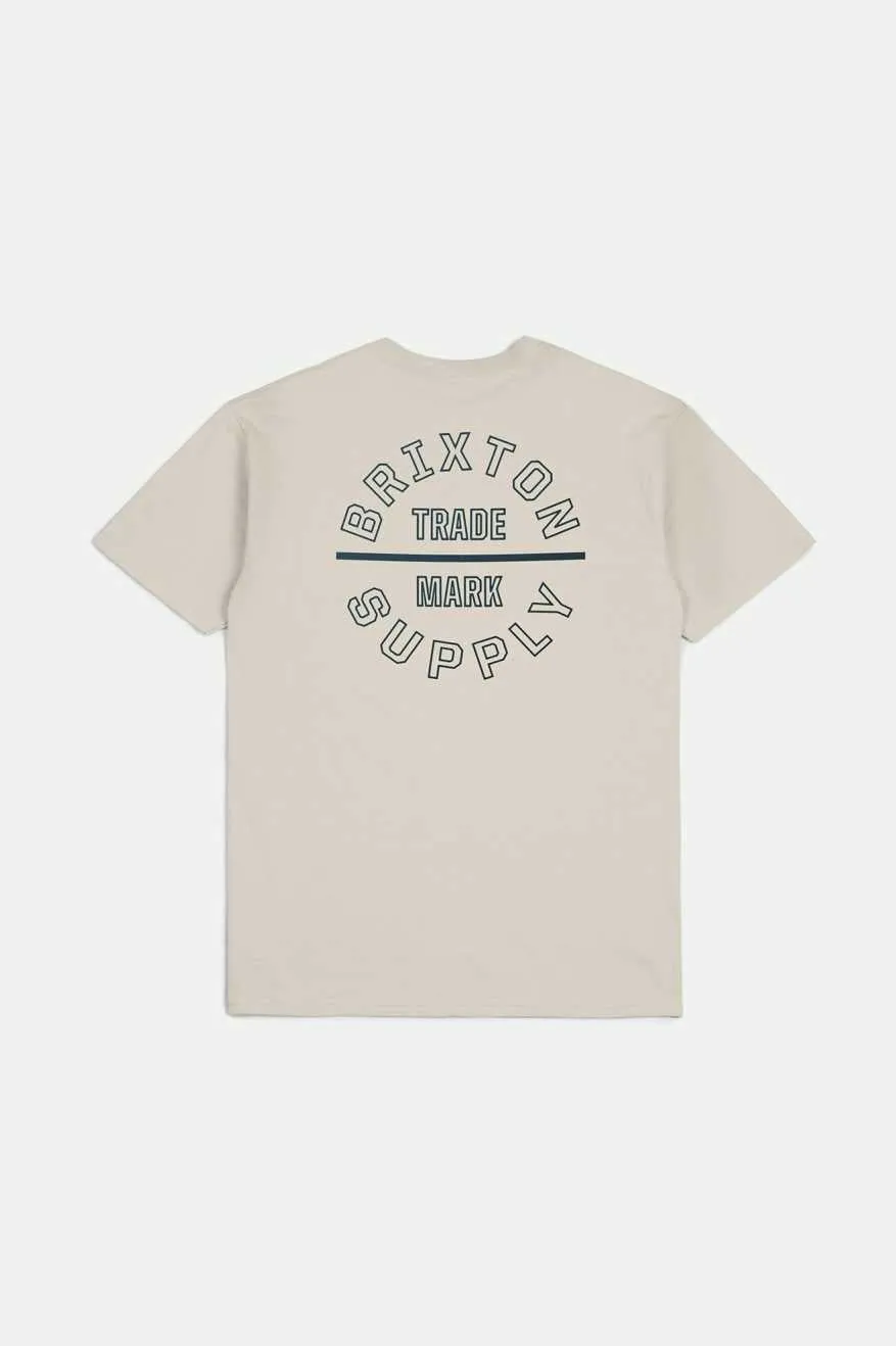 Oath V S/S Standard T-Shirt - Cream/Tobacco Brown/Navy sold by Brixton product image thumbnail 2