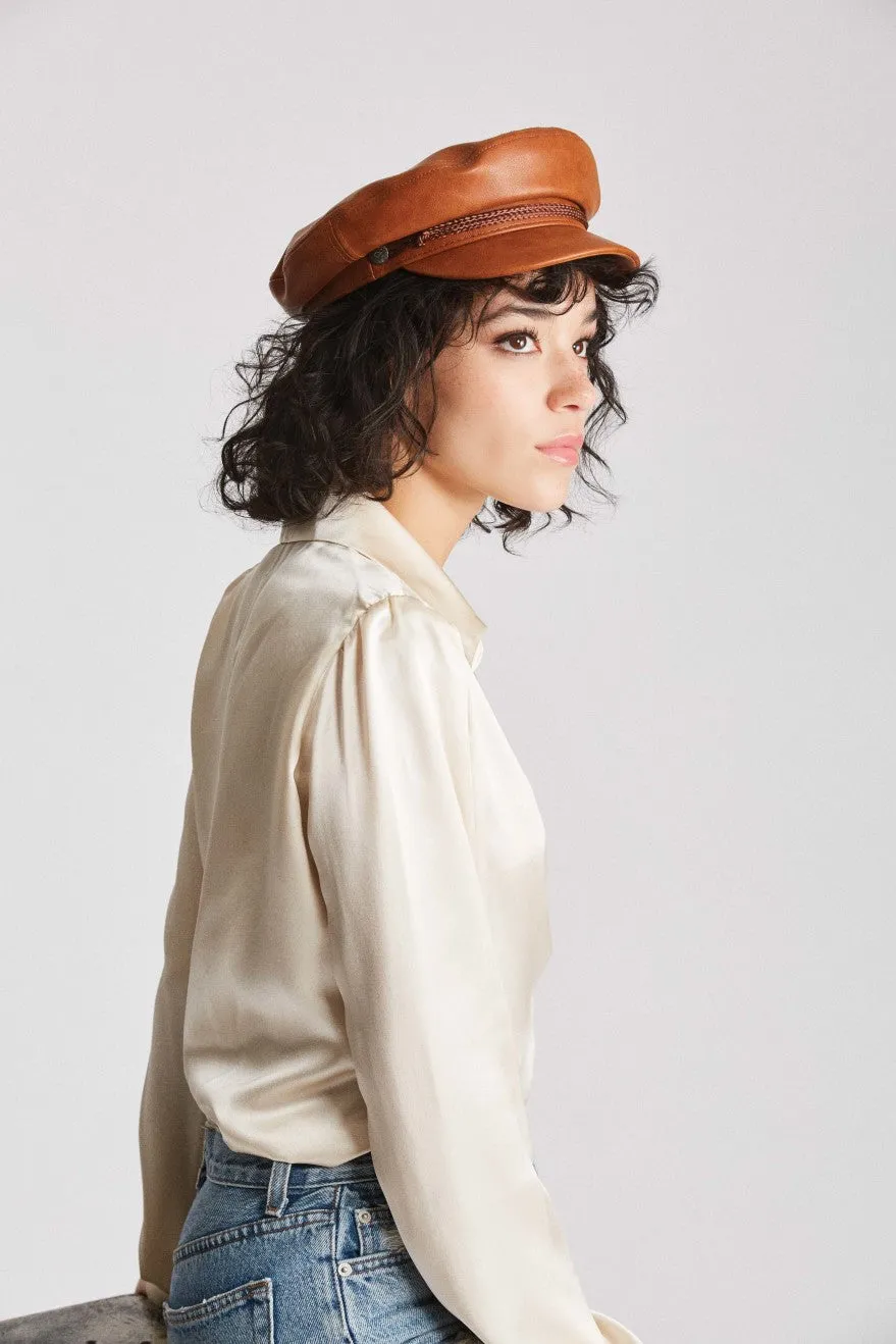 Fiddler Women Cap - Tan Vegan Leather sold by Brixton product image thumbnail 3
