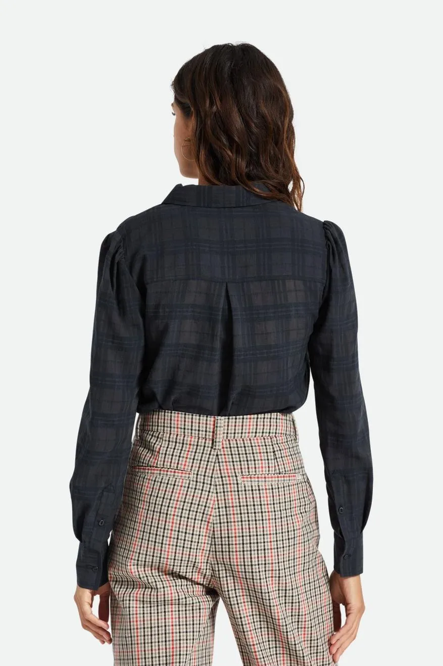 Leon L/S Woven - Black sold by Brixton product image thumbnail 3