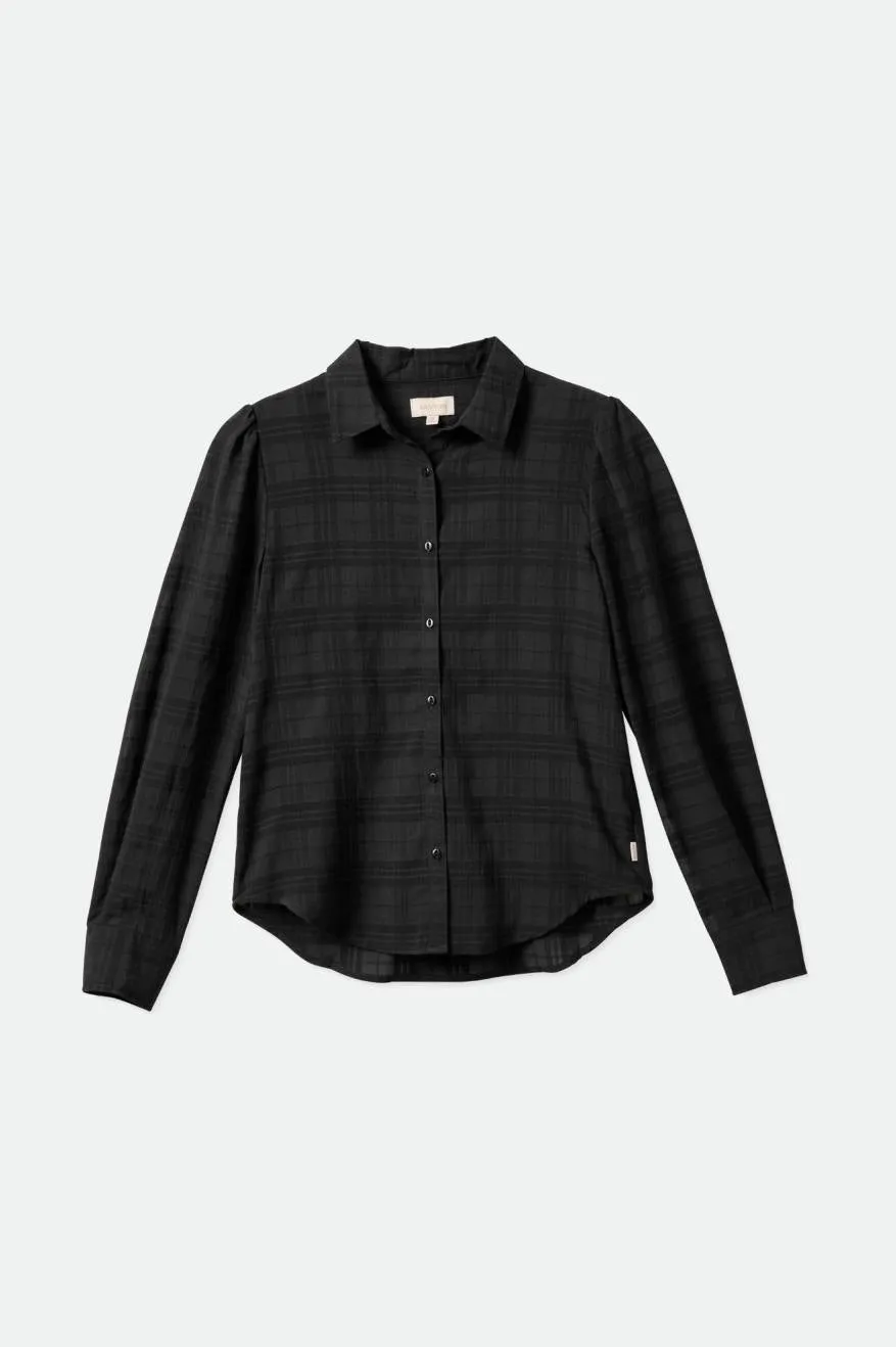 Leon L/S Woven - Black sold by Brixton product image thumbnail 4