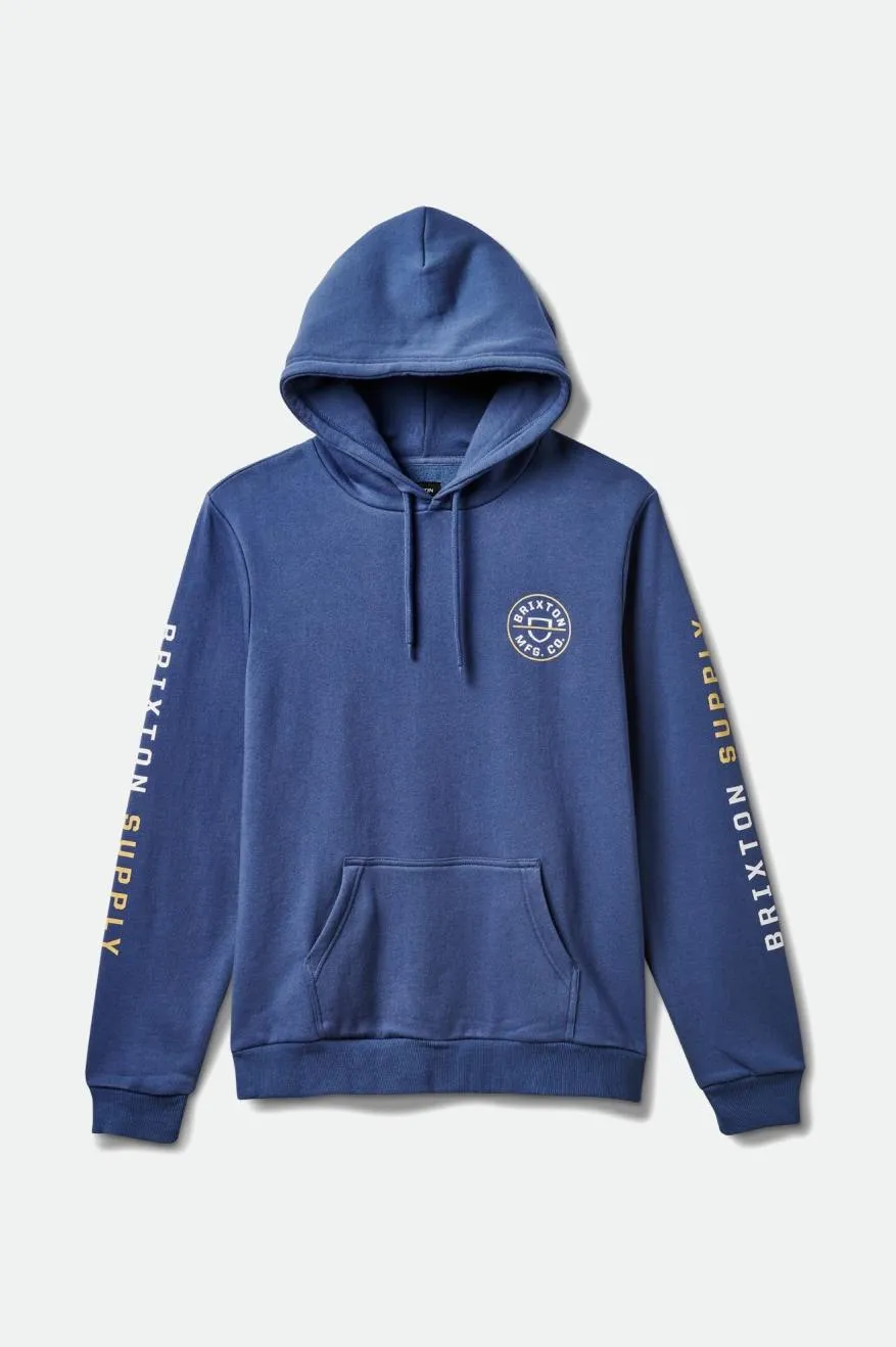 Crest Hood - Pacific Blue/Straw/Off White sold by Brixton product image thumbnail 2