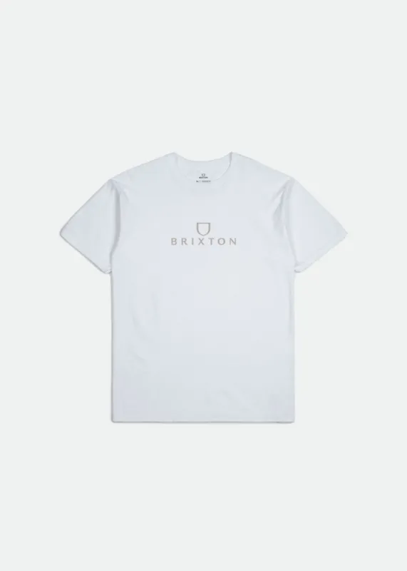 Alpha S/S Standard Tee - White sold by Brixton