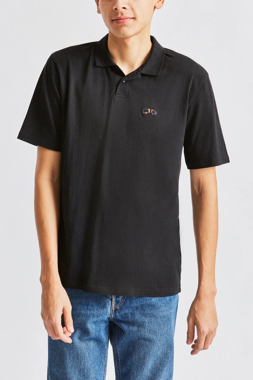 Broke S/S Polo - Black sold by Brixton product image thumbnail 2