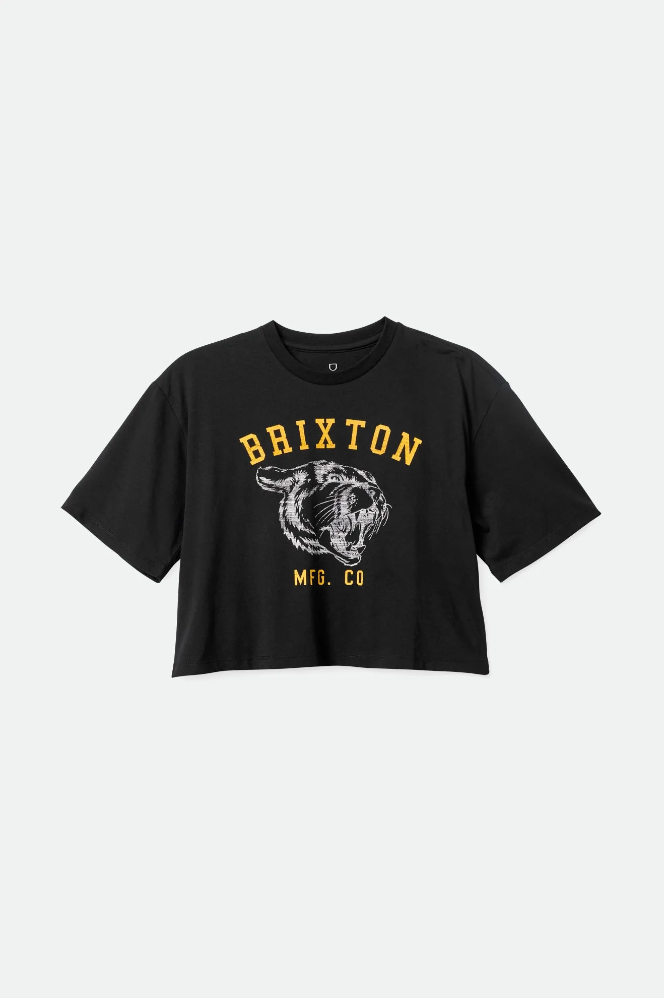 Varsity Cat Women's S/S Skimmer Tee - Black sold by Brixton product image thumbnail 5