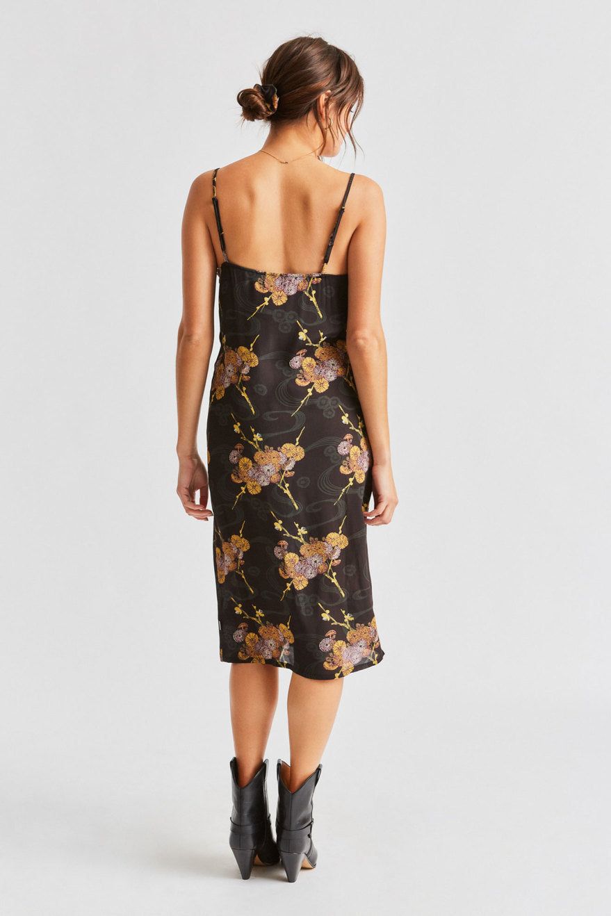 Heidi Midi Dress - Black sold by Brixton