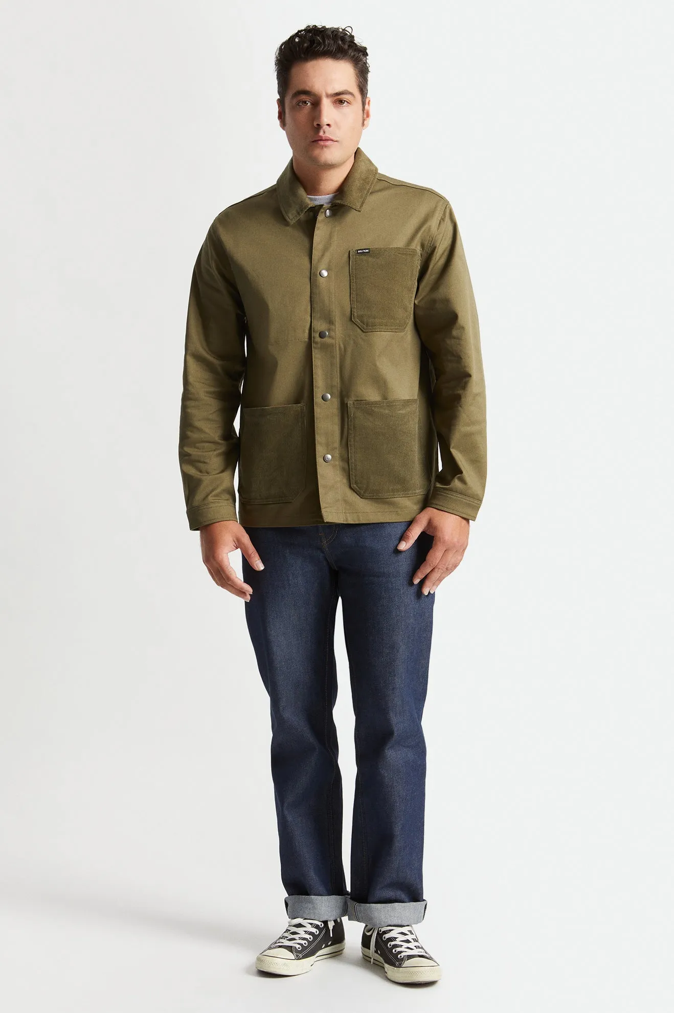 Survey Utility Chore Coat - Military Olive sold by Brixton product image thumbnail 2