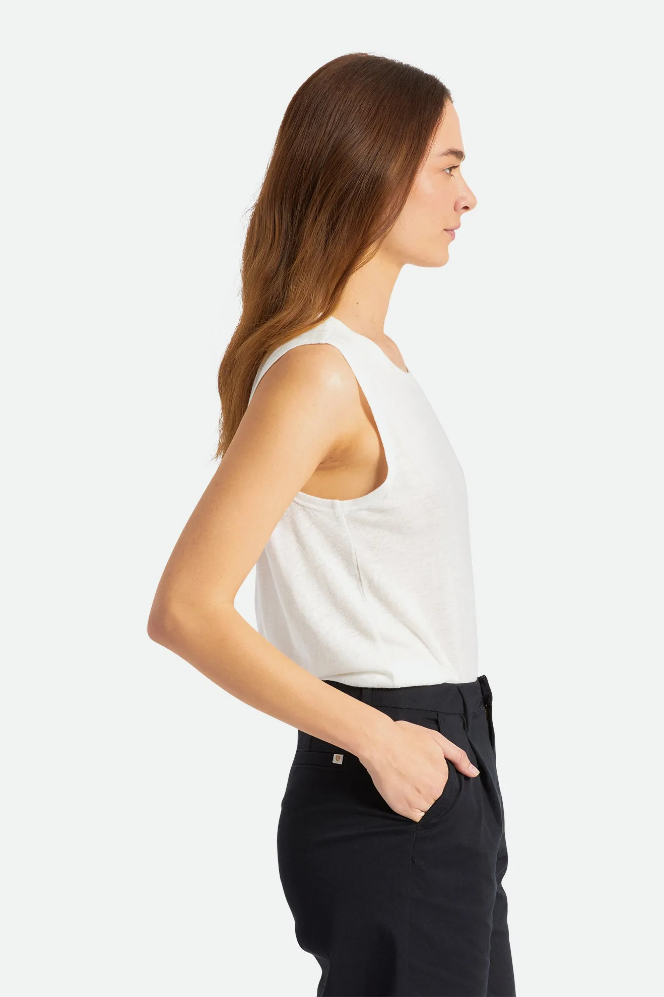 Montauk Tank - White sold by Brixton product image thumbnail 4