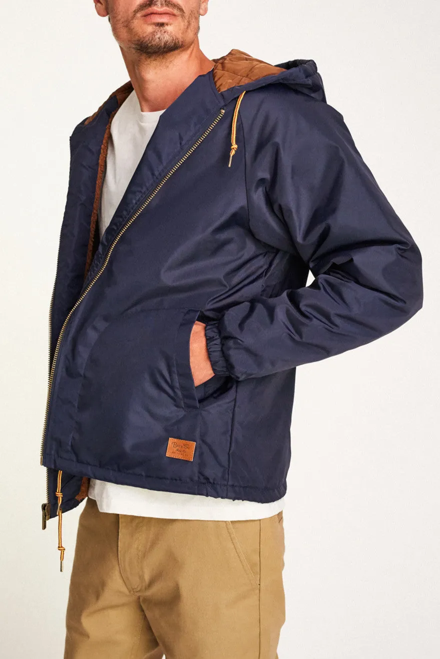 Claxton Sherpa Jacket - Navy sold by Brixton product image thumbnail 2
