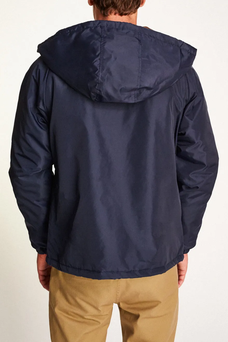 Claxton Sherpa Jacket - Navy sold by Brixton product image thumbnail 3