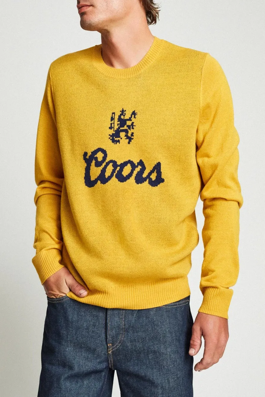 Hops Crew Sweater - Gold sold by Brixton