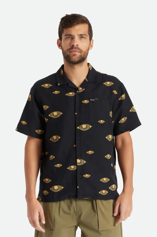 Bunker S/S Woven - Black Eye Ball sold by Brixton