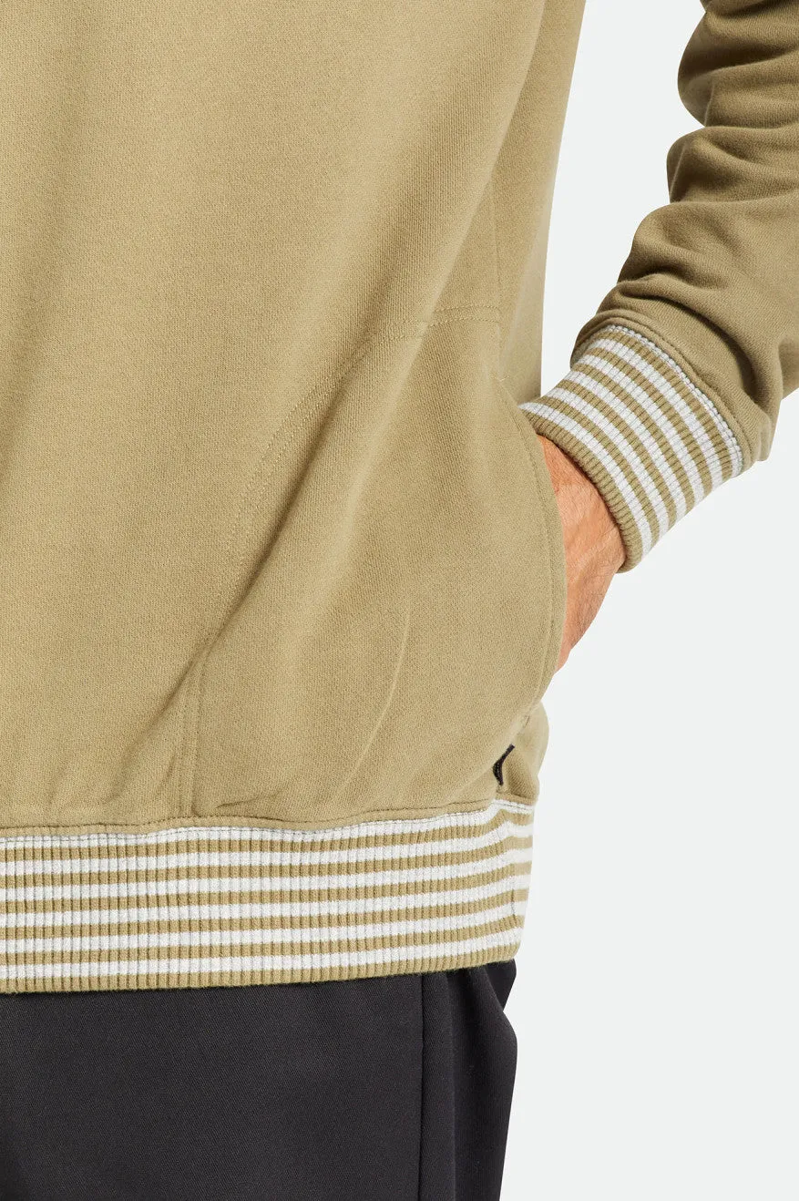 Collegiate Pocket Crew - Military Olive/Heather Grey Worn Wash sold by Brixton product image thumbnail 5