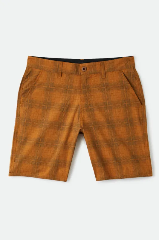 Choice Chino Utility Short - Copper/Steel Blue sold by Brixton