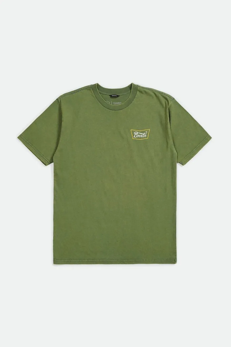 Stith S/S Standard Tee - Leaf sold by Brixton