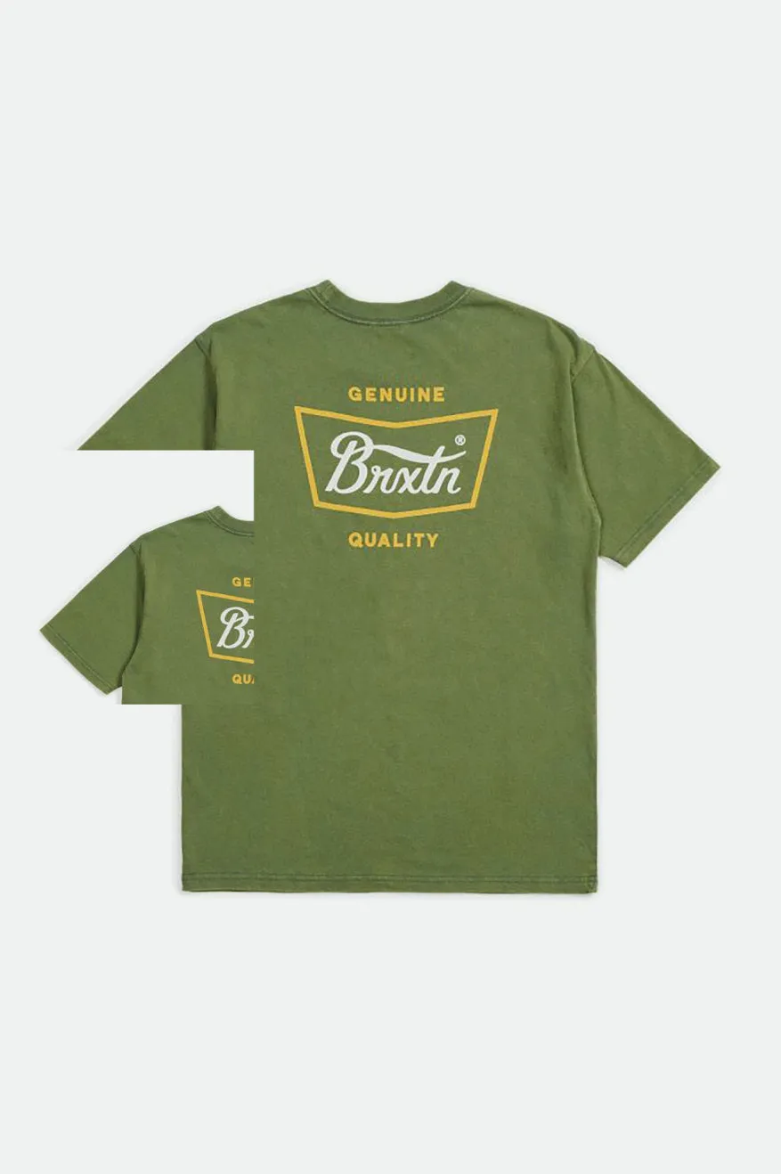 Stith S/S Standard Tee - Leaf sold by Brixton product image thumbnail 2