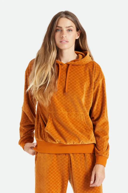 Rocky Hoodie - Glazed Ginger made by Brixton
