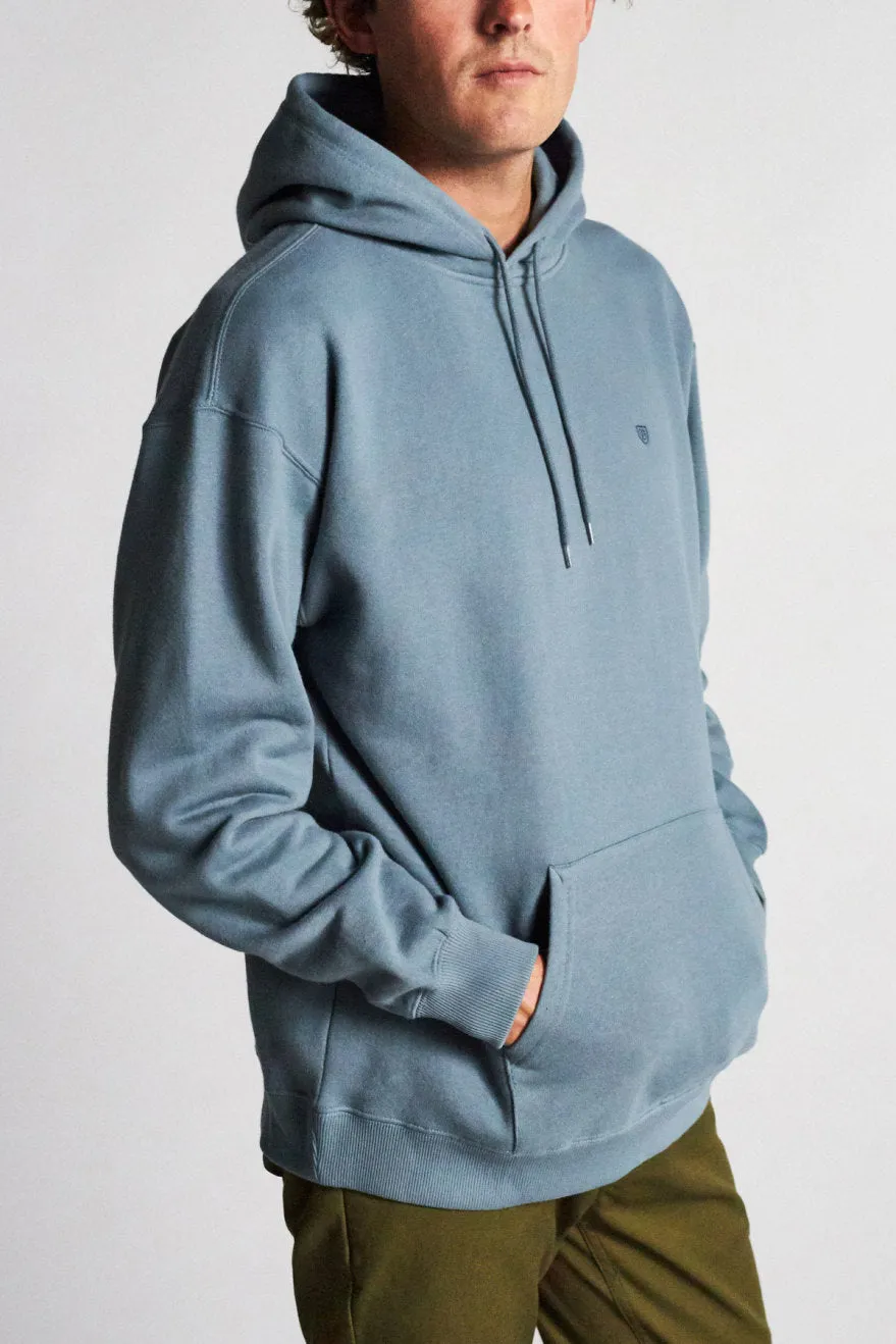 B-Shield INTL Hood Fleece - Blue Haze sold by Brixton product image thumbnail 2