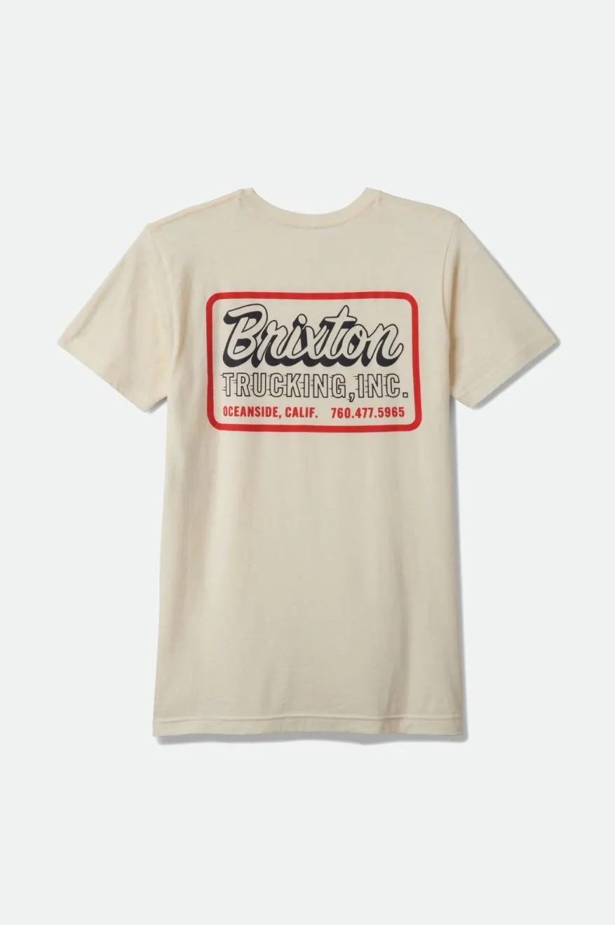 Inc. S/S Standard Tee - Natural sold by Brixton product image thumbnail 2