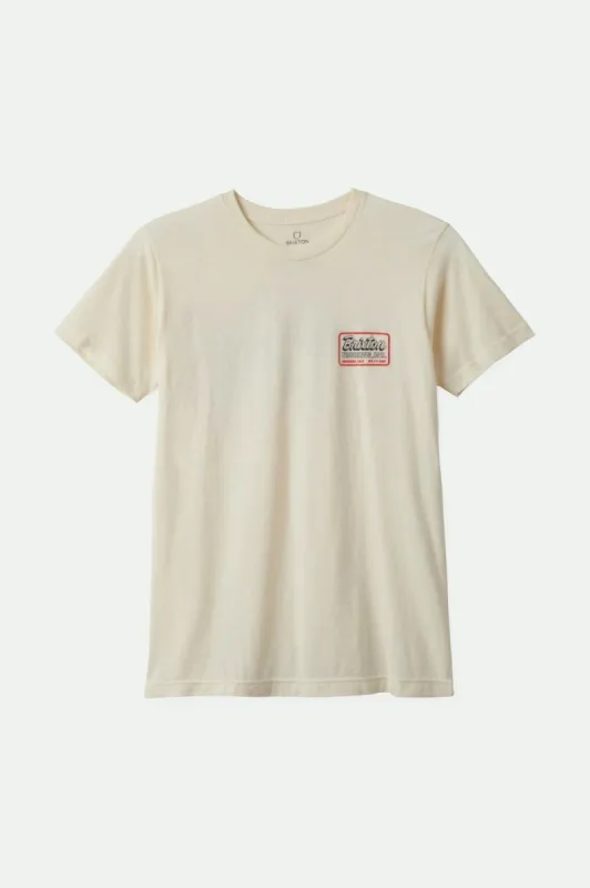 Inc. S/S Standard Tee - Natural sold by Brixton