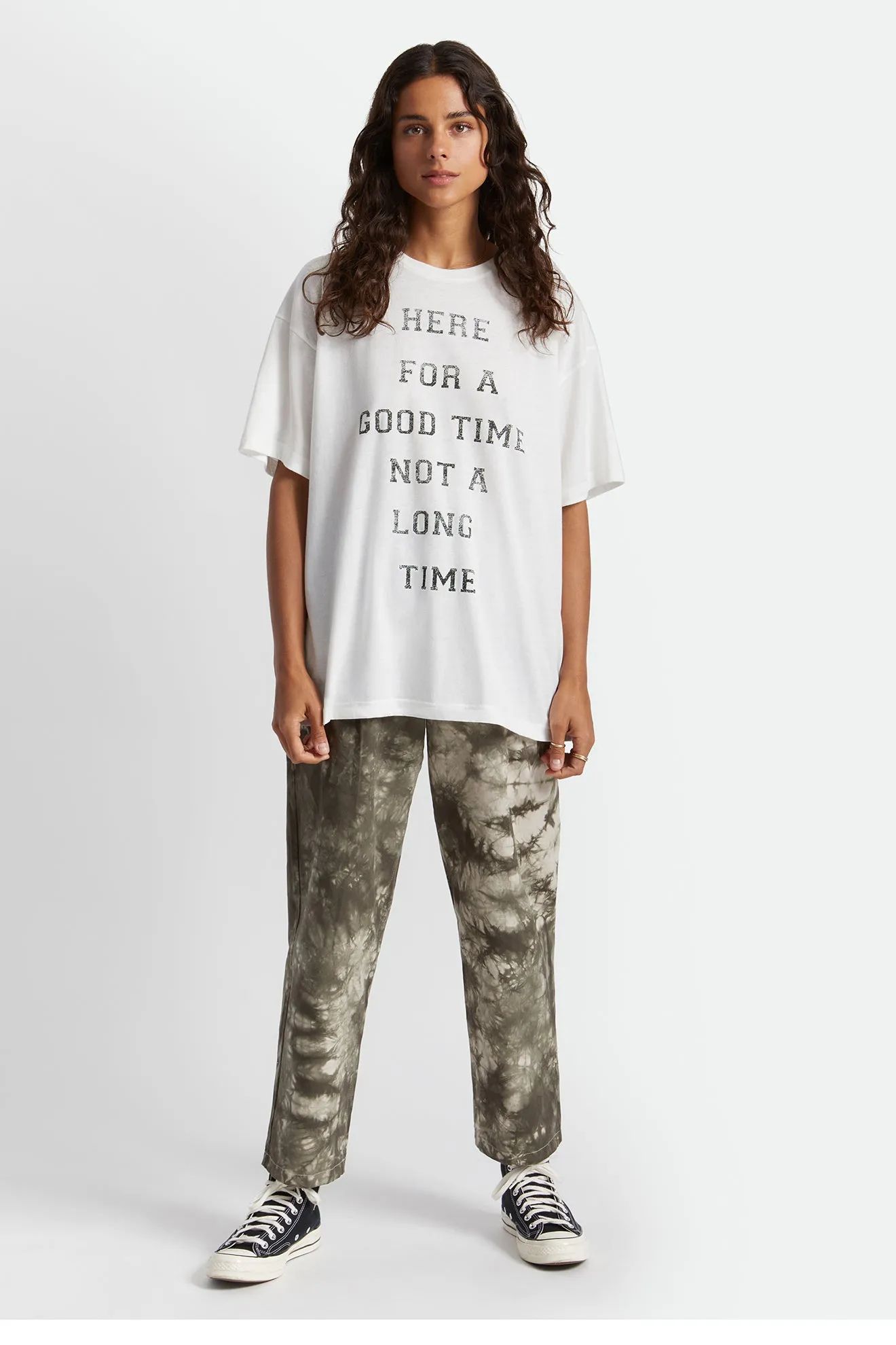 Goodtime Women's S/S Oversized Tee - Off White sold by Brixton product image thumbnail 2