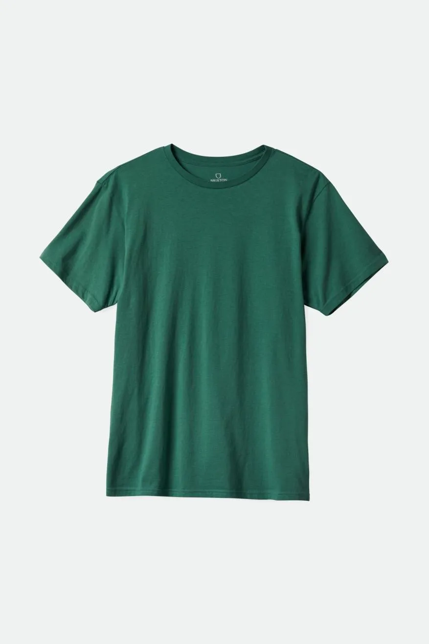 Premium Cotton S/S Tailored Tee - Spruce sold by Brixton product image thumbnail 2