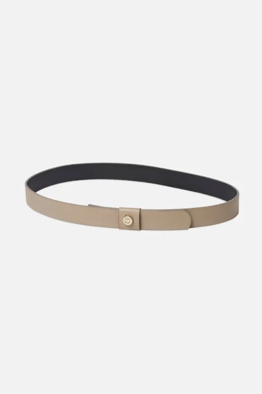 Brixton Adjustable Shield Hat Band - Beige/Faux Leather sold by Brixton