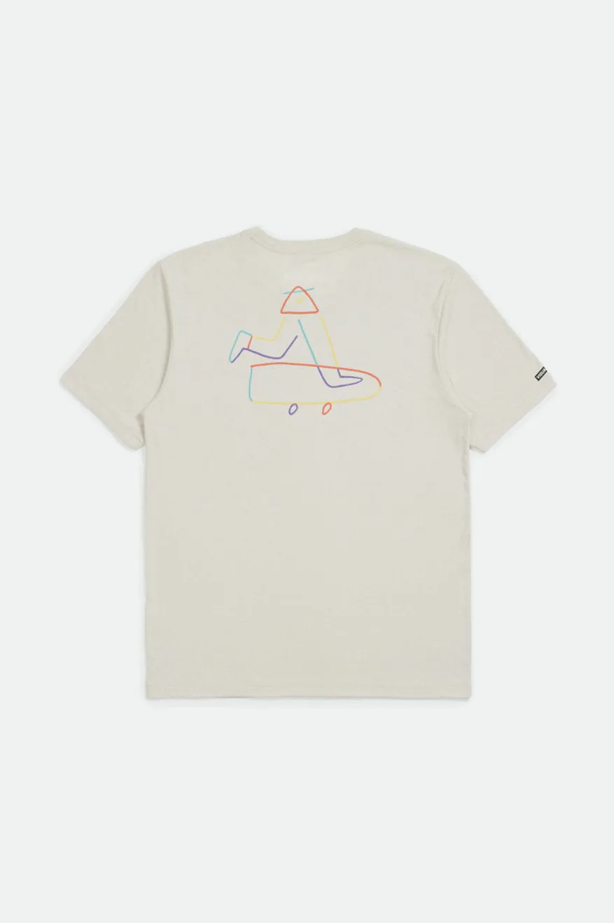 Beaufort S/S Tee - Stone sold by Brixton product image thumbnail 2