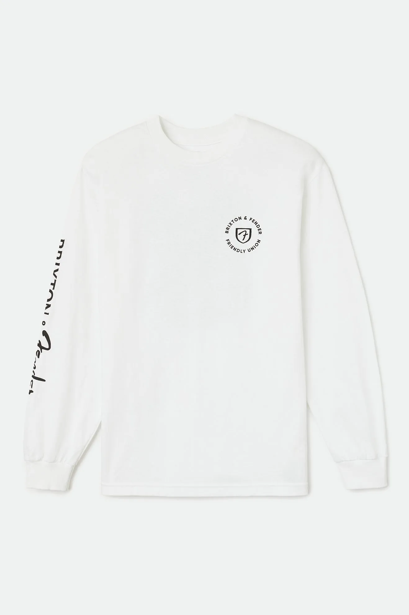 Fender Highway L/S Standard Tee - White sold by Brixton product image thumbnail 4