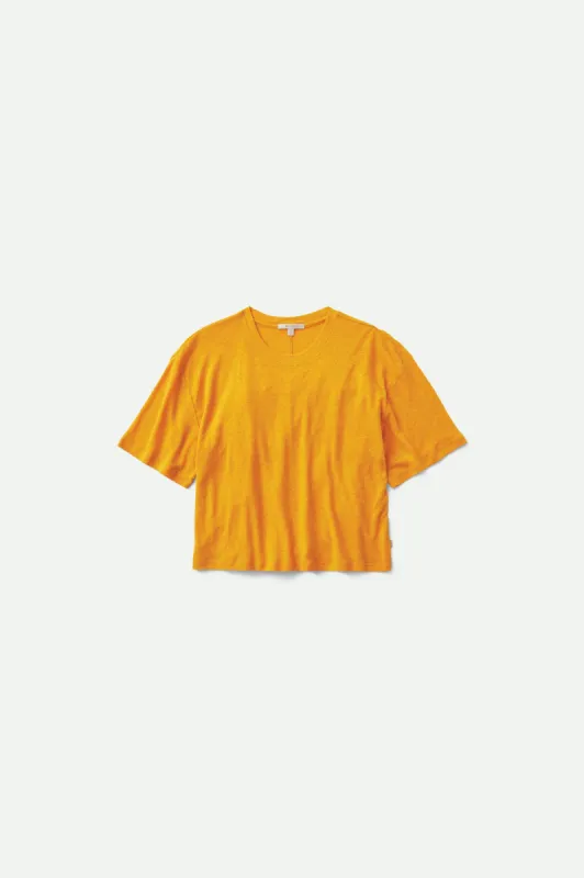 Montauk Skimmer Tee - Golden Glow sold by Brixton