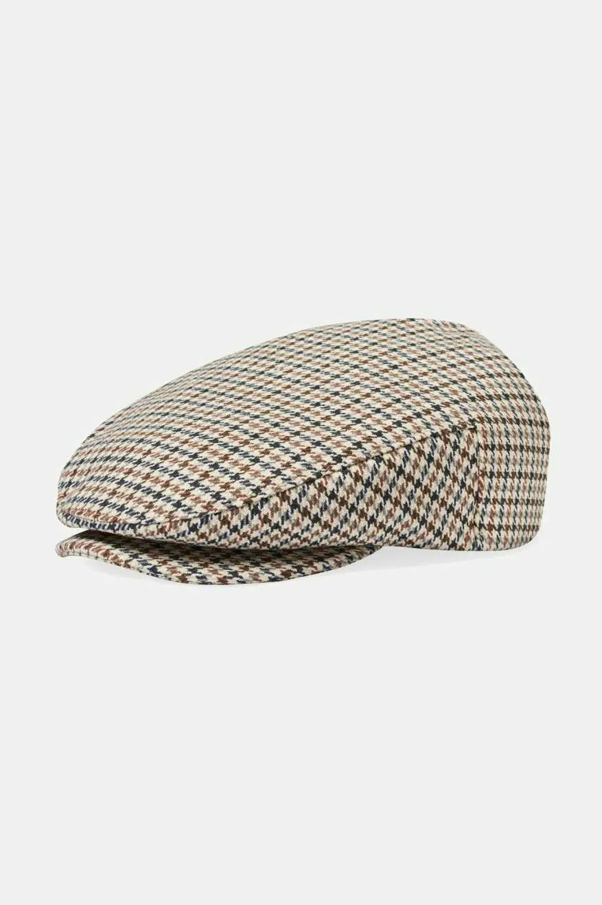 Hooligan Flat Cap - Sand/Black/Sepia sold by Brixton