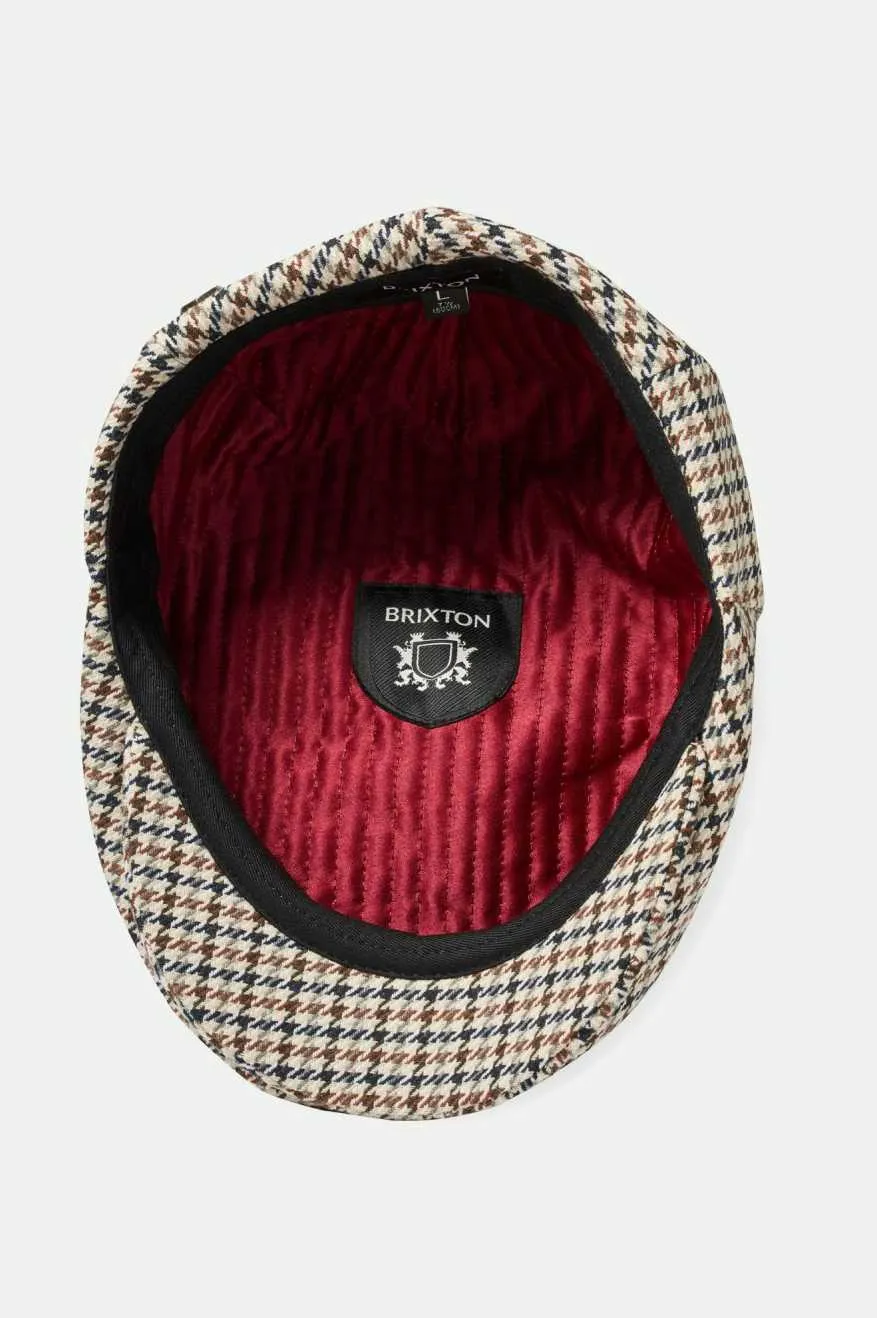 Hooligan Flat Cap - Sand/Black/Sepia sold by Brixton product image thumbnail 4