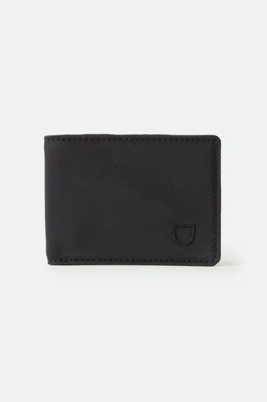 Brixton x Vessel Wallet - Black sold by Brixton