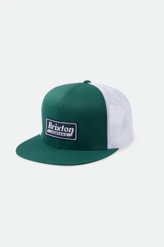 Steadfast HP Trucker Hat - Spruce/White sold by Brixton