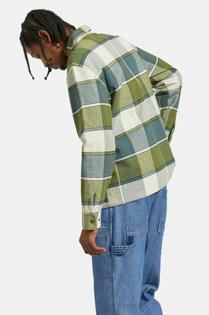 Motor Jacket - Blue Mirage/Dill Plaid sold by Brixton product image thumbnail 3