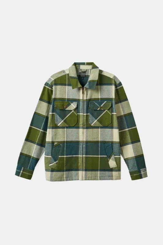 Motor Jacket - Blue Mirage/Dill Plaid sold by Brixton
