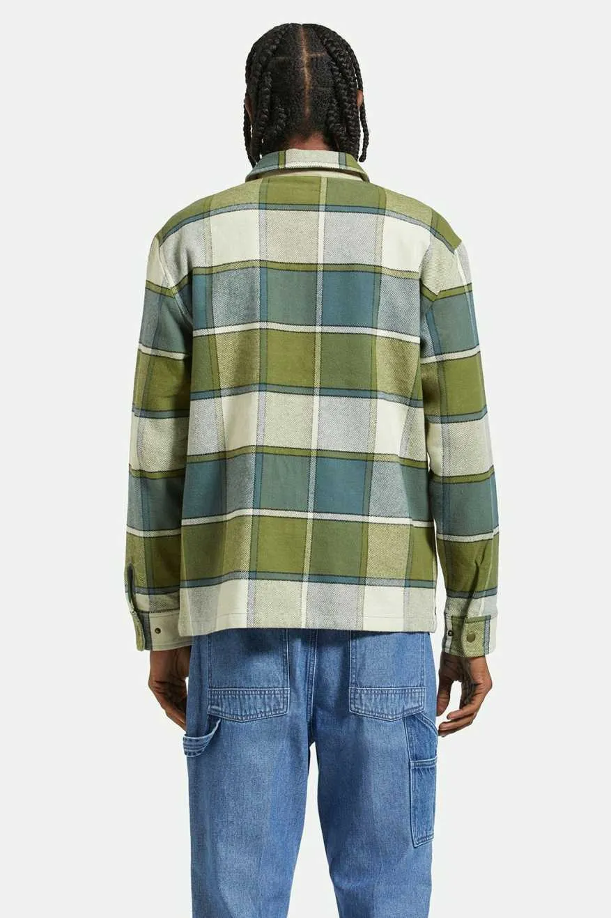 Motor Jacket - Blue Mirage/Dill Plaid sold by Brixton product image thumbnail 4