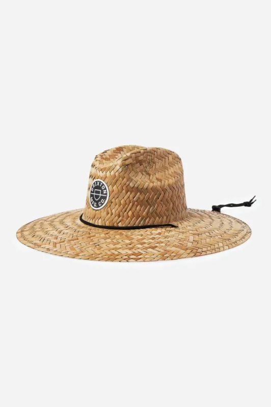 Crest Lifeguard Hat - Tan sold by Brixton
