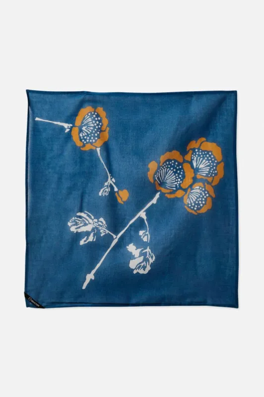 Done Proper Bandana - Indian Teal sold by Brixton