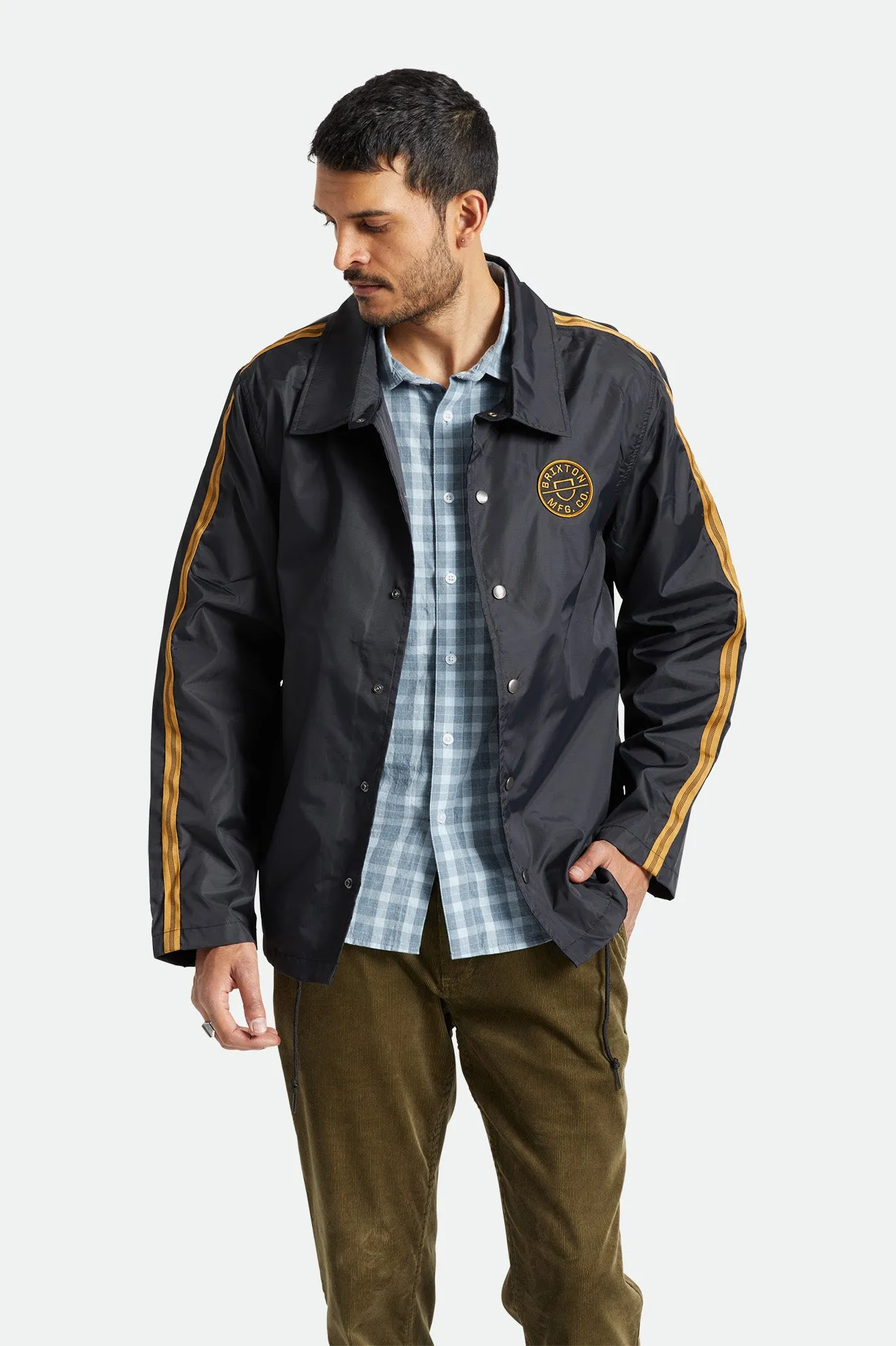 Crest Coaches Jacket - Black sold by Brixton product image thumbnail 3