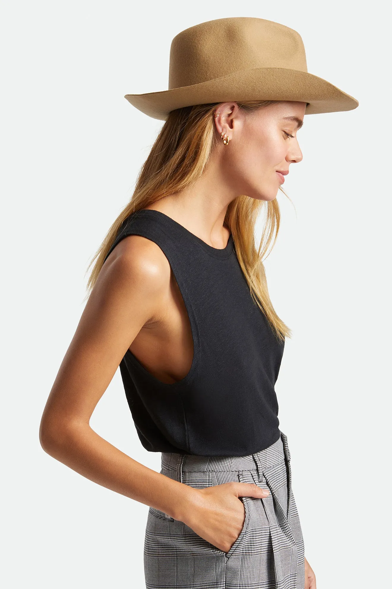 Duke Cowboy Hat - Timber Wolf sold by Brixton product image thumbnail 5