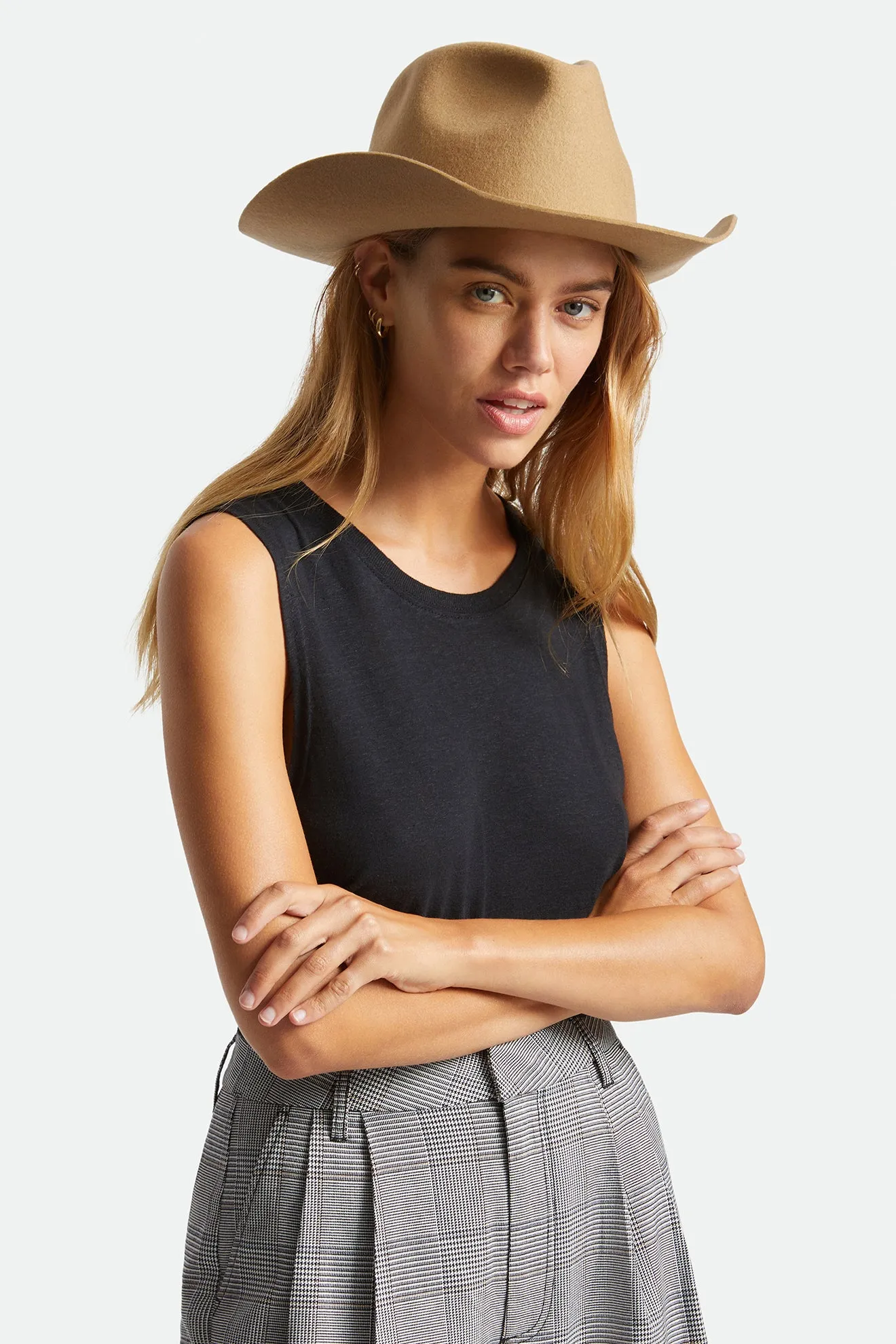 Duke Cowboy Hat - Timber Wolf sold by Brixton product image thumbnail 3