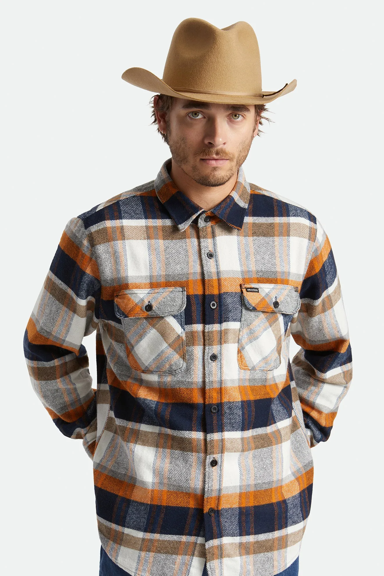 Duke Cowboy Hat - Timber Wolf sold by Brixton product image thumbnail 2