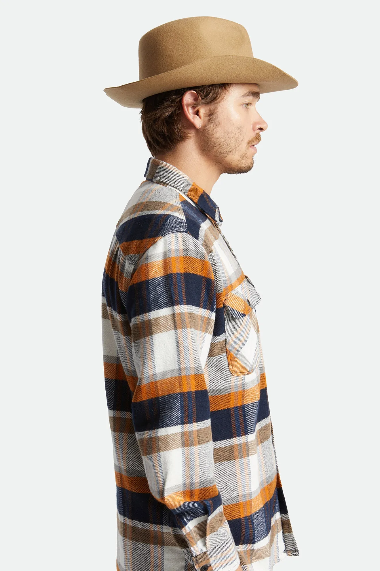 Duke Cowboy Hat - Timber Wolf sold by Brixton product image thumbnail 4