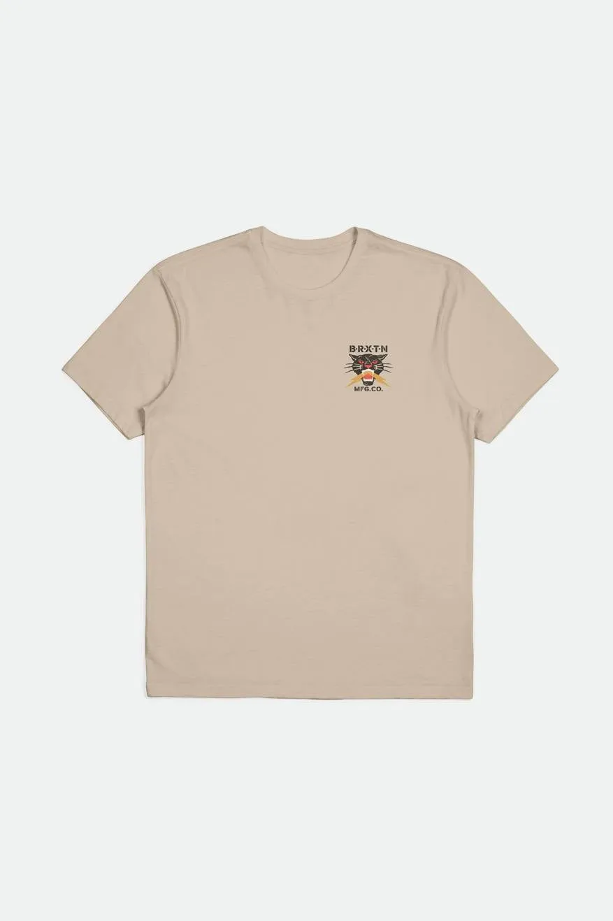 Sparks S/S Tailored Tee - Smoke Grey sold by Brixton product image thumbnail 2