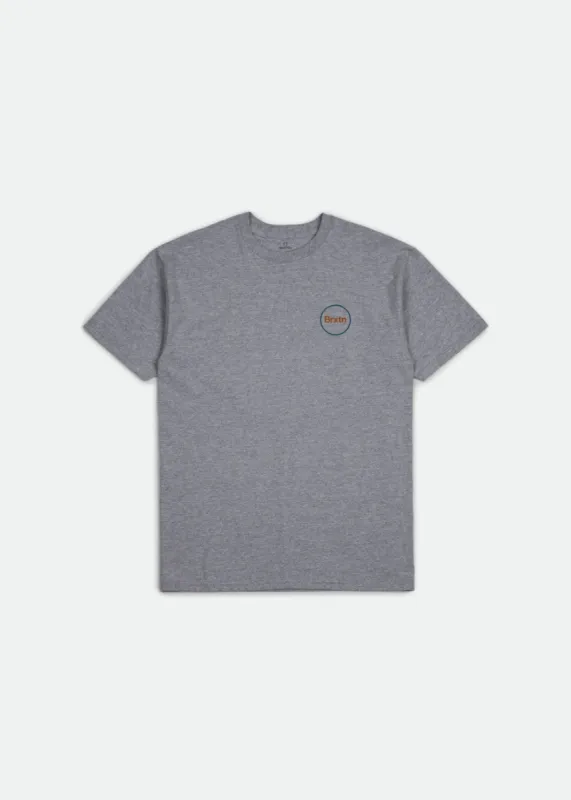 Gate IV S/S Premium Tee - Heather Grey sold by Brixton