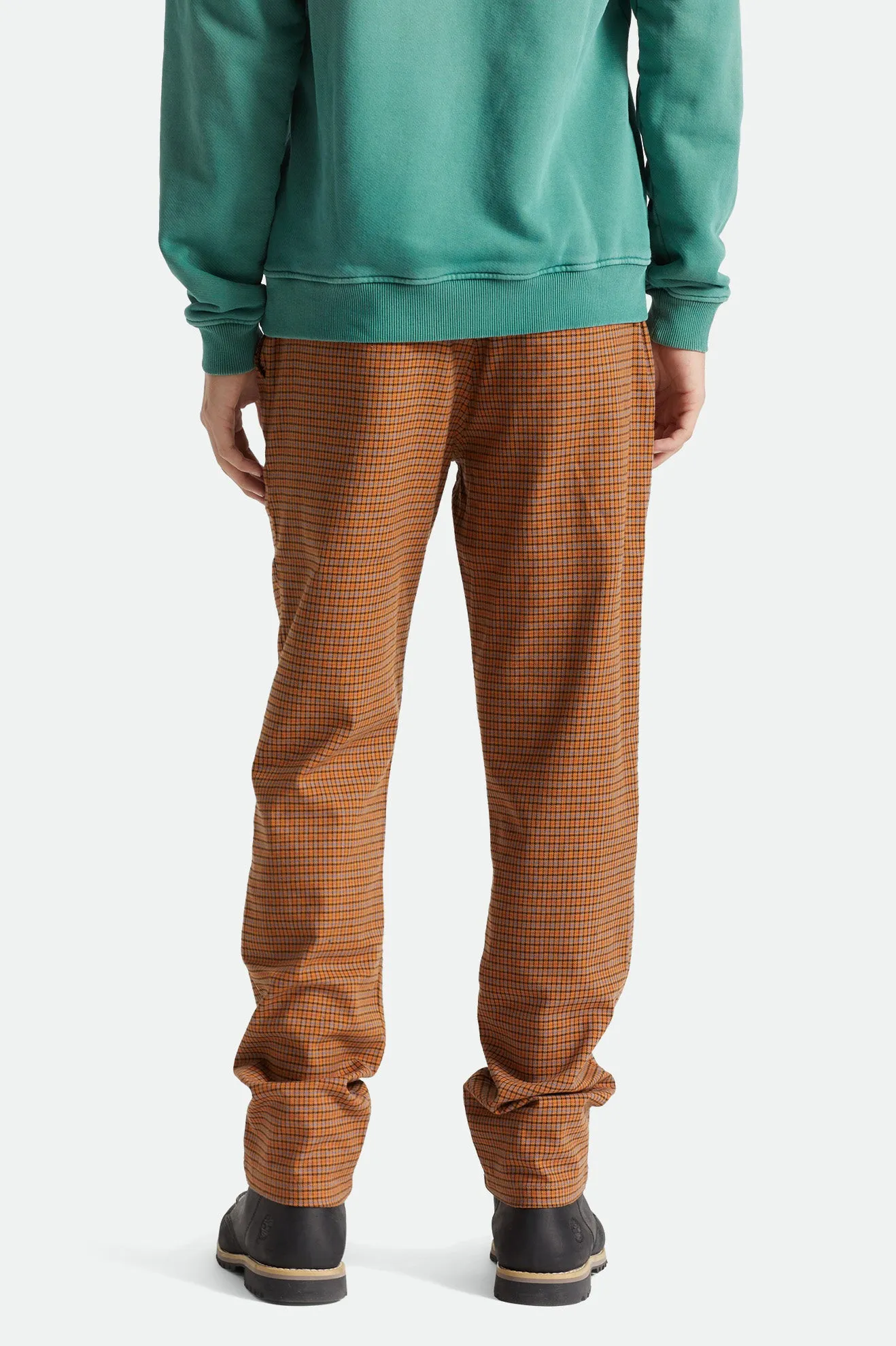Choice Chino Pant - Brick Plaid sold by Brixton product image thumbnail 4