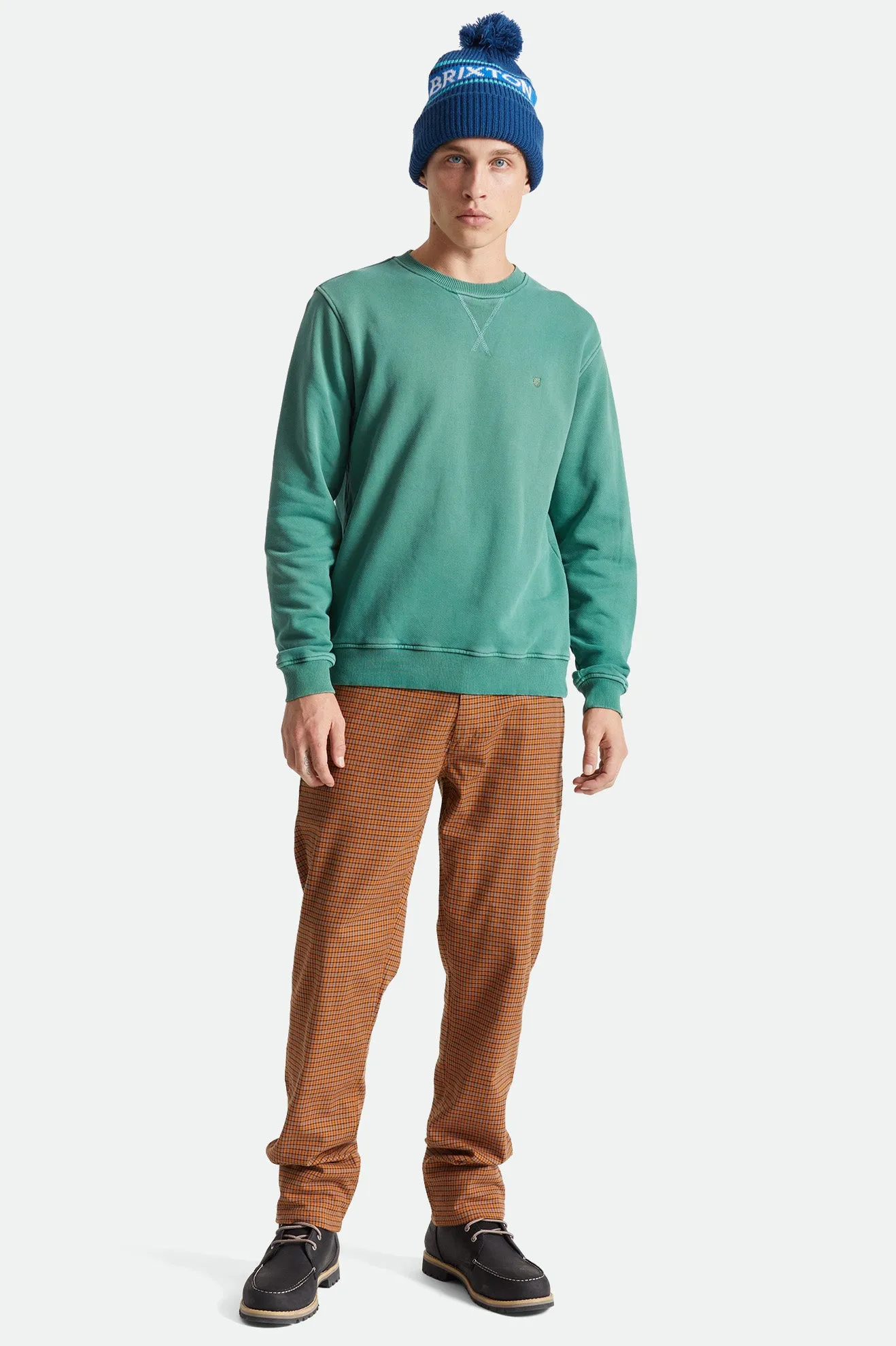 Choice Chino Pant - Brick Plaid sold by Brixton product image thumbnail 2