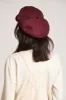 Audrey Brim Beret - Maroon sold by Brixton