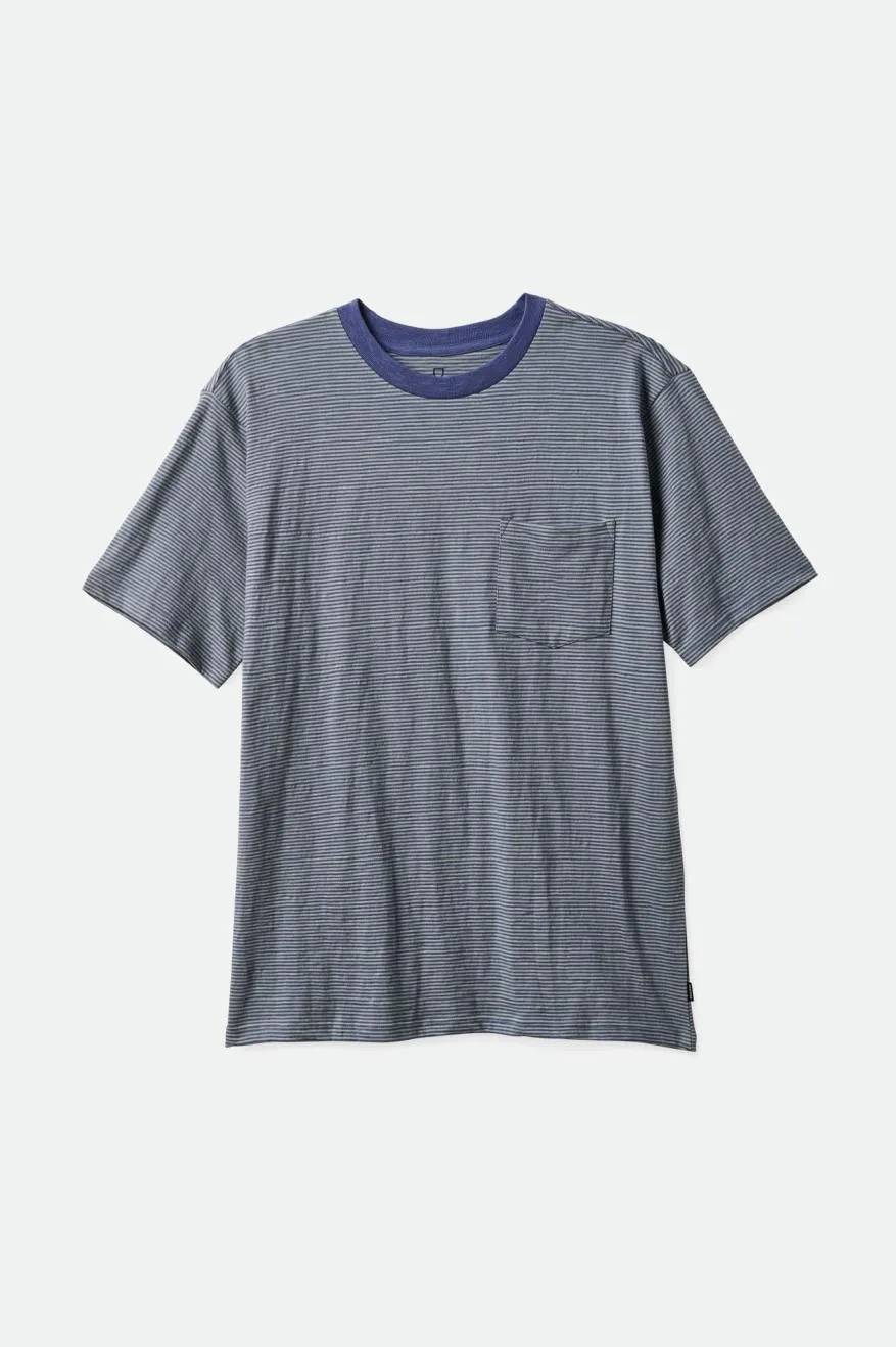 Hilt Slub S/S Pocket Tee - Pacific Blue/Seafoam sold by Brixton product image thumbnail 2
